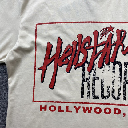 HELLSTAR STUDIOS RECORDS TEE WHITE