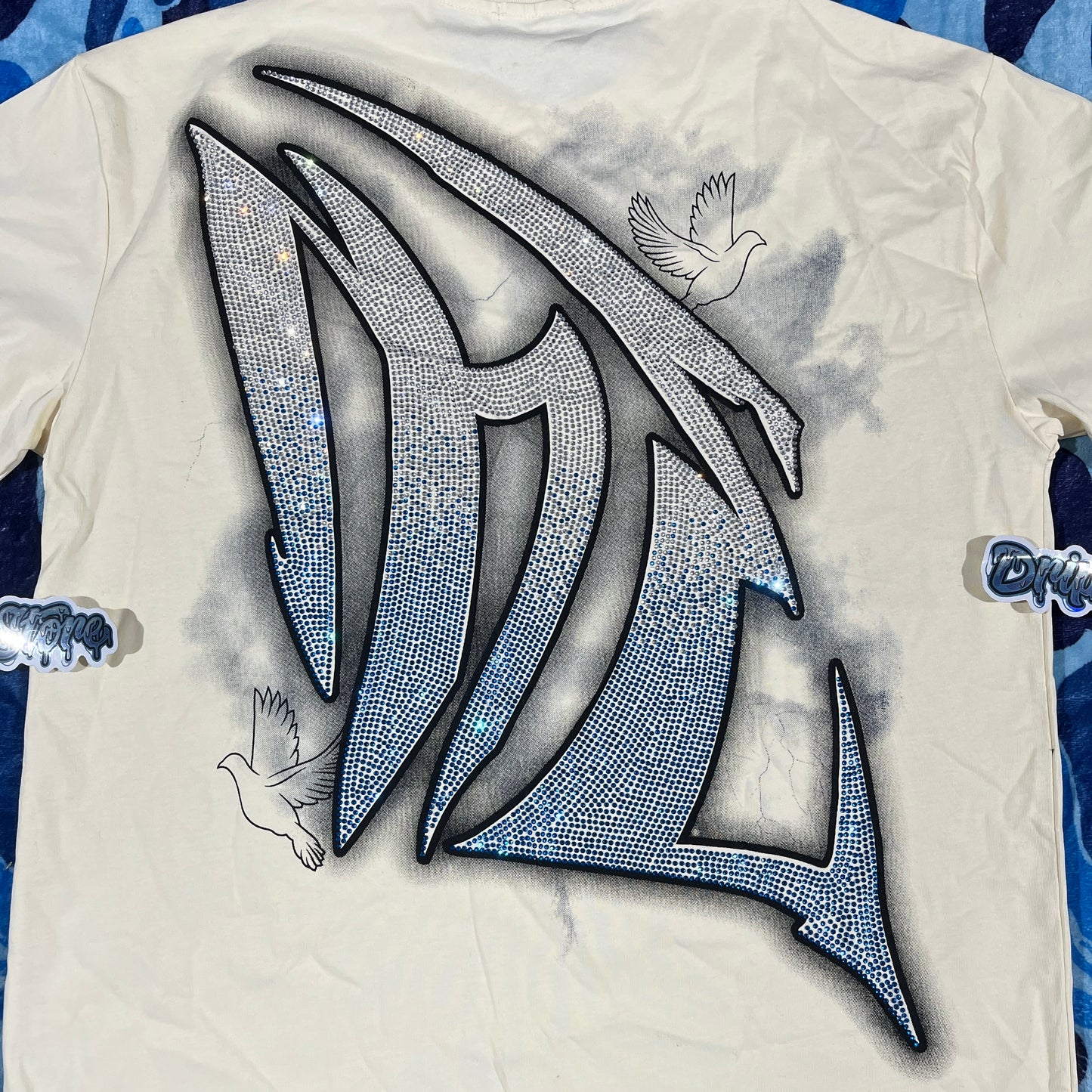 Remera Mixed Emotion Dove Crema L