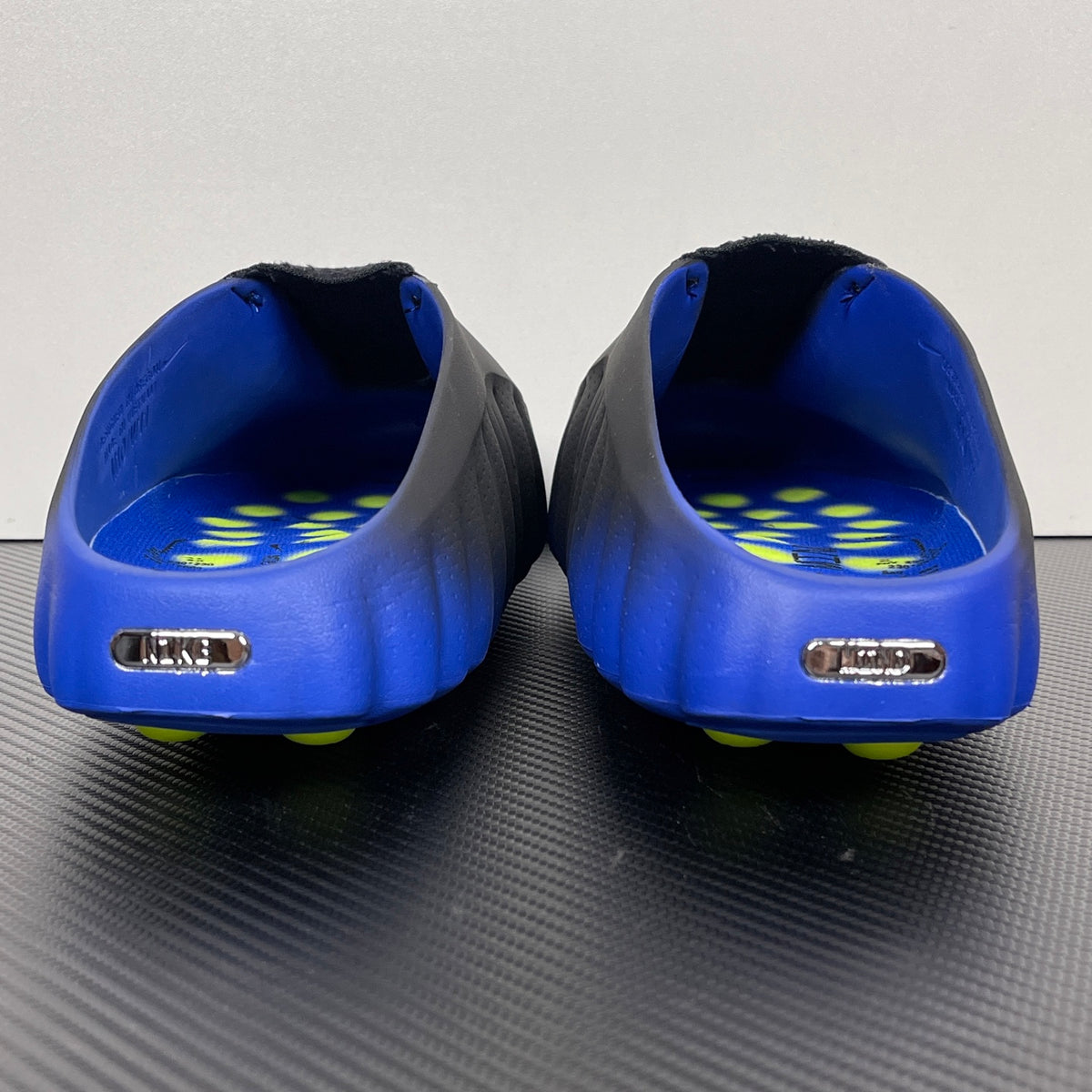 Nike Mind 001 Flyknit Slide Hyper Royal Black