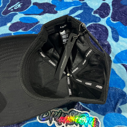 Gorra Amiri Qaud Brillos Negra/Negra