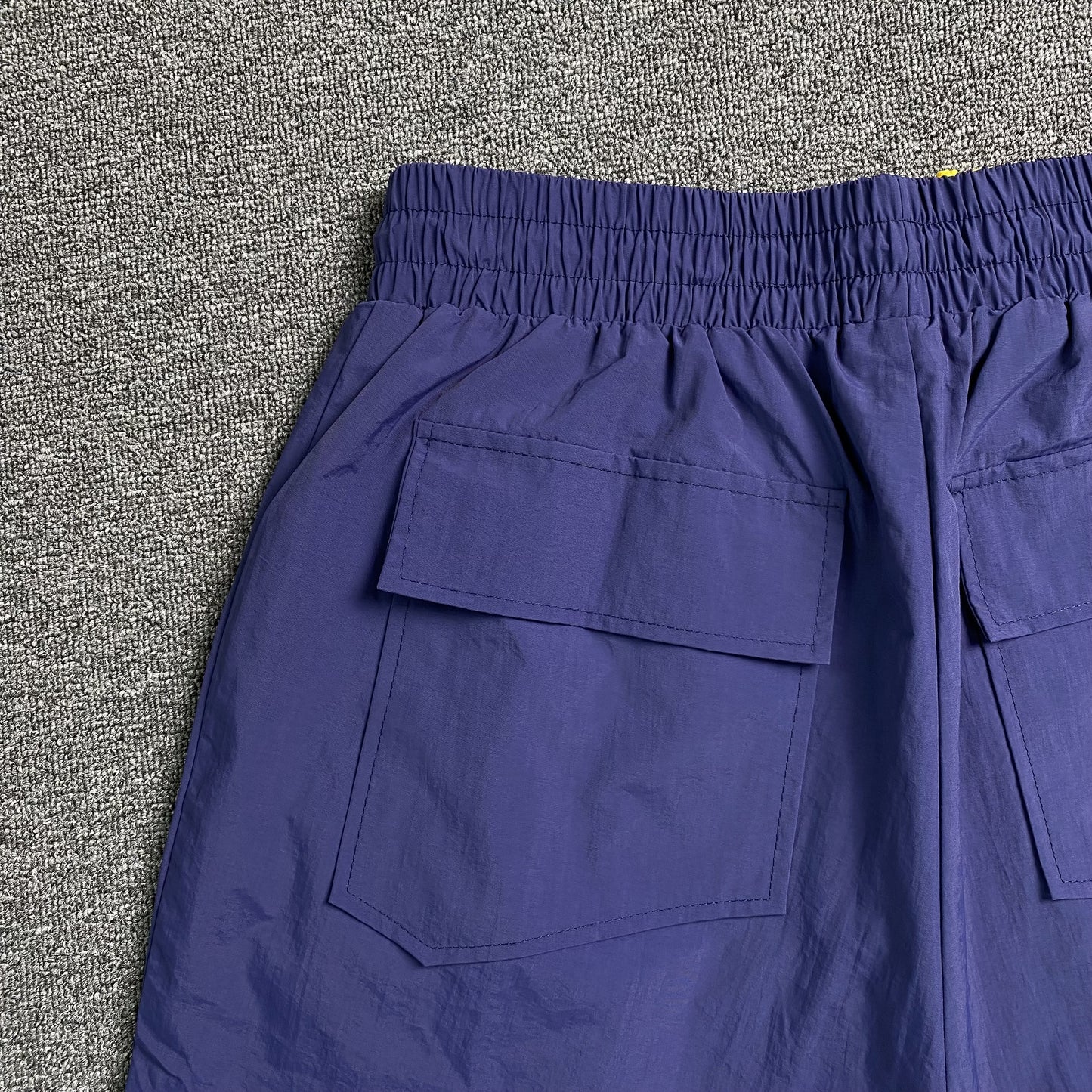 RHUDE RH LOGO SHORTS BLUE NAVY