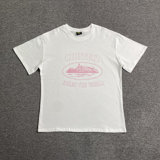 CORTEIZ ALCATRAZ RULES THE WORLD TEE WHITE