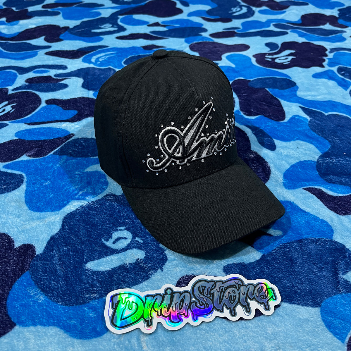 Gorra Amiri Logo Brillos