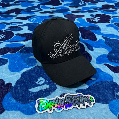 Gorra Amiri Logo Brillos