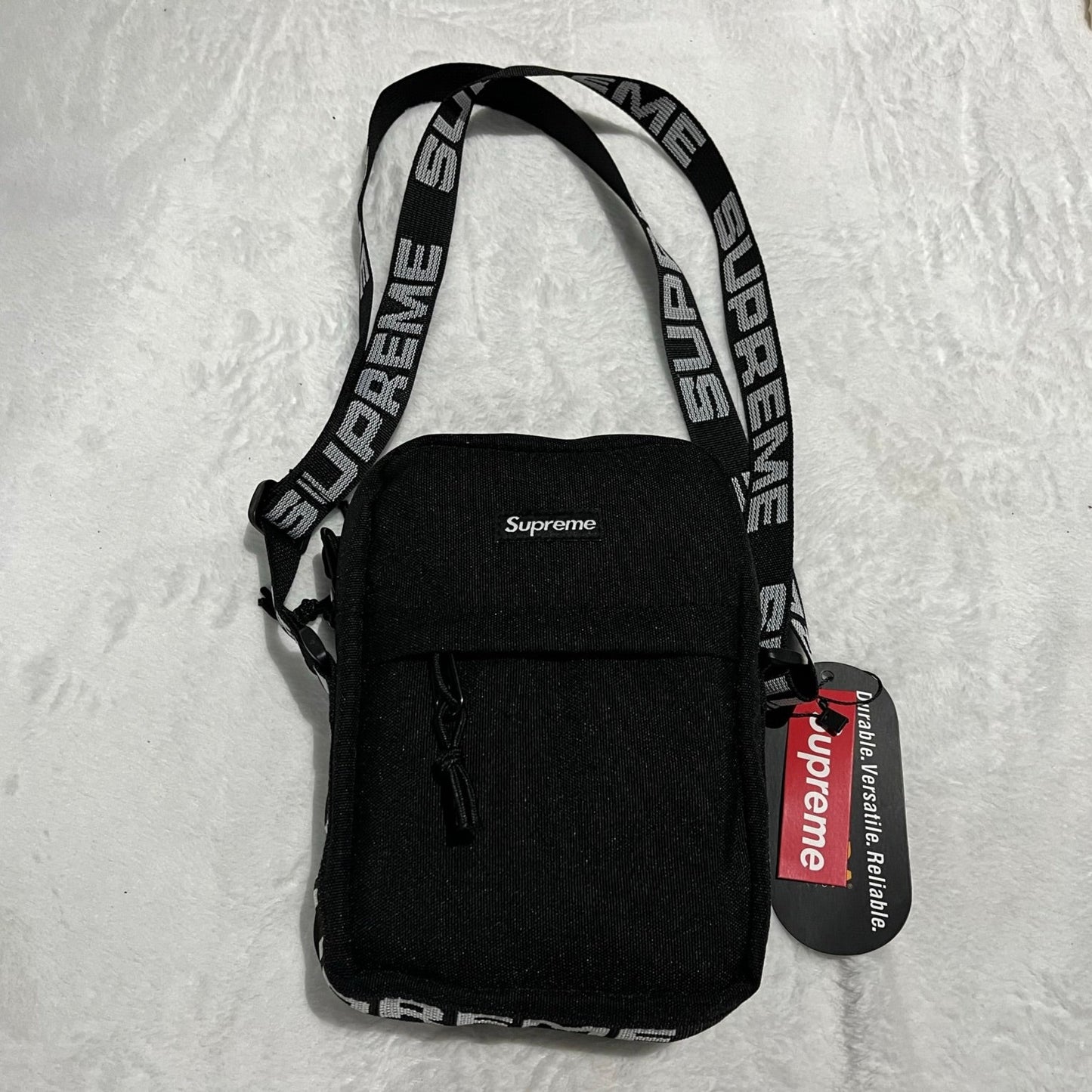 SUPREME SHOULDER BAG (SS18) BLACK