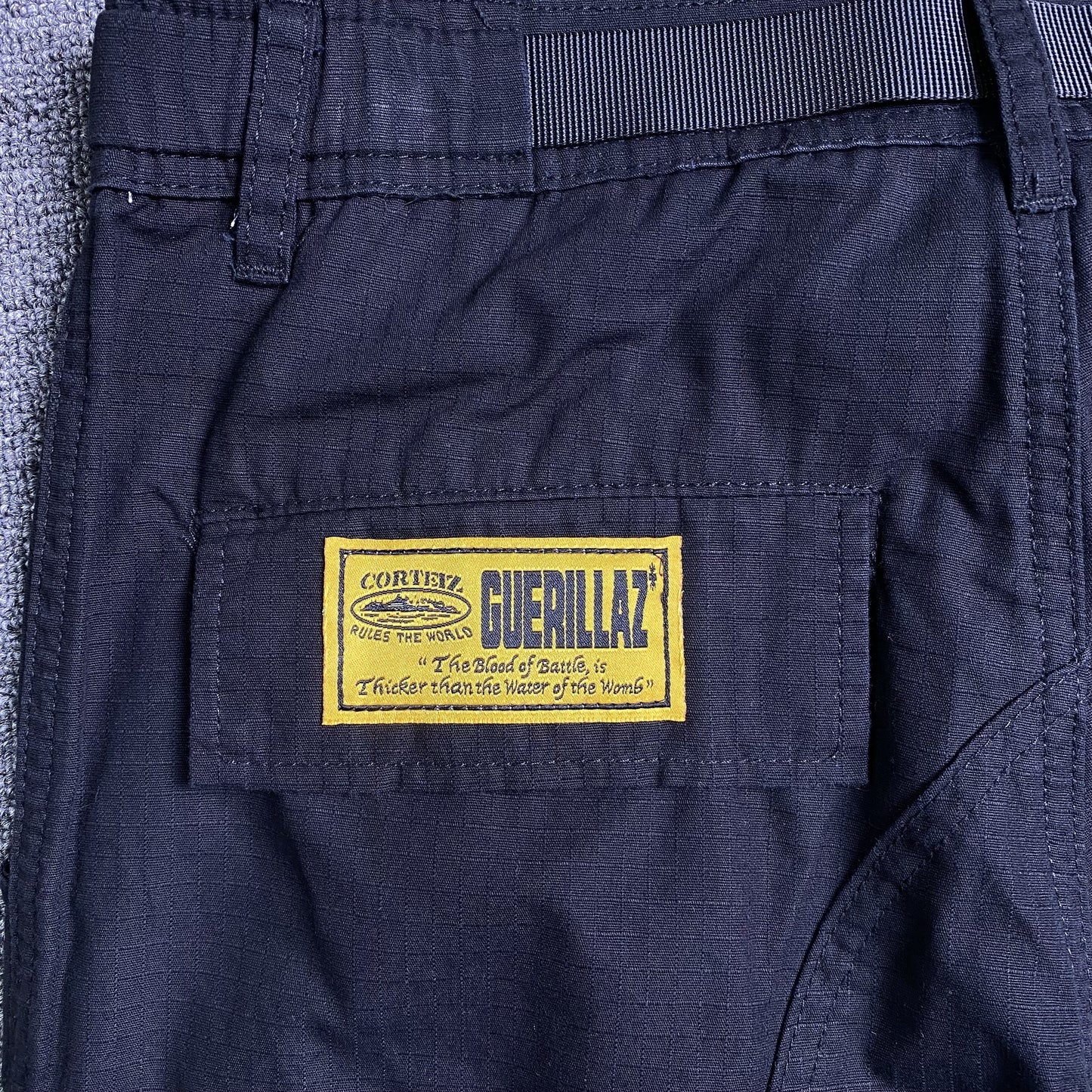 CORTEIZ GUERILLAZ CARGOS BLACK/YELLOW