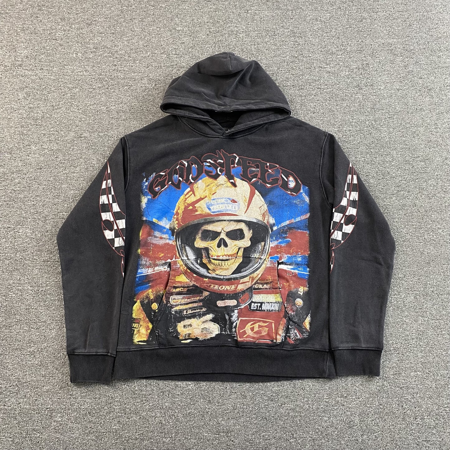Buzo Godspeed Racer Goldie Negro