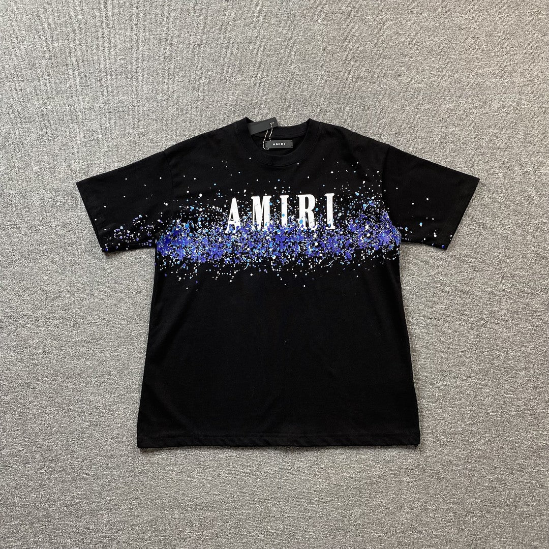 AMIRI CRYSTAL CORE LOGO TEE BLACK