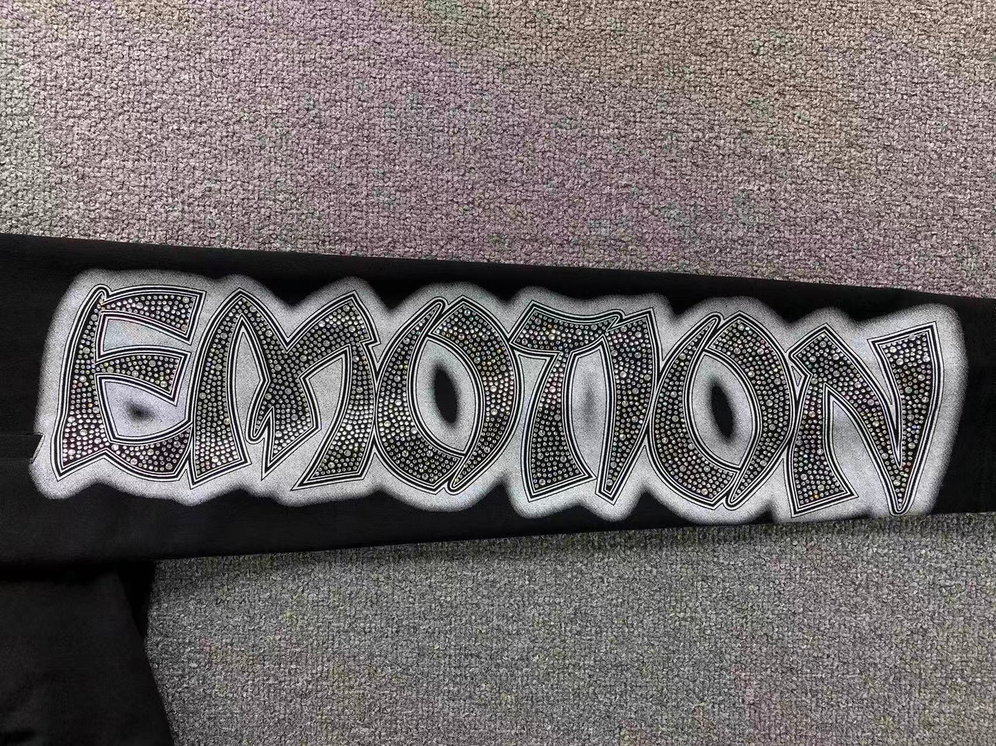 Pantalón Mixed Emotion Midnight Rhinestone Negro