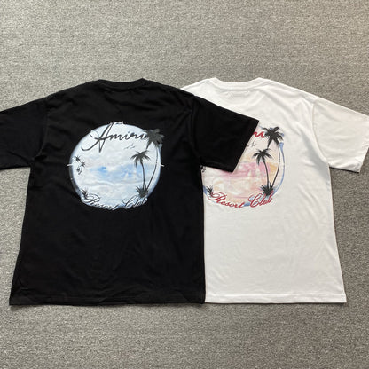 AMIRI PARADISE AIRBRUSH TEE WHITE