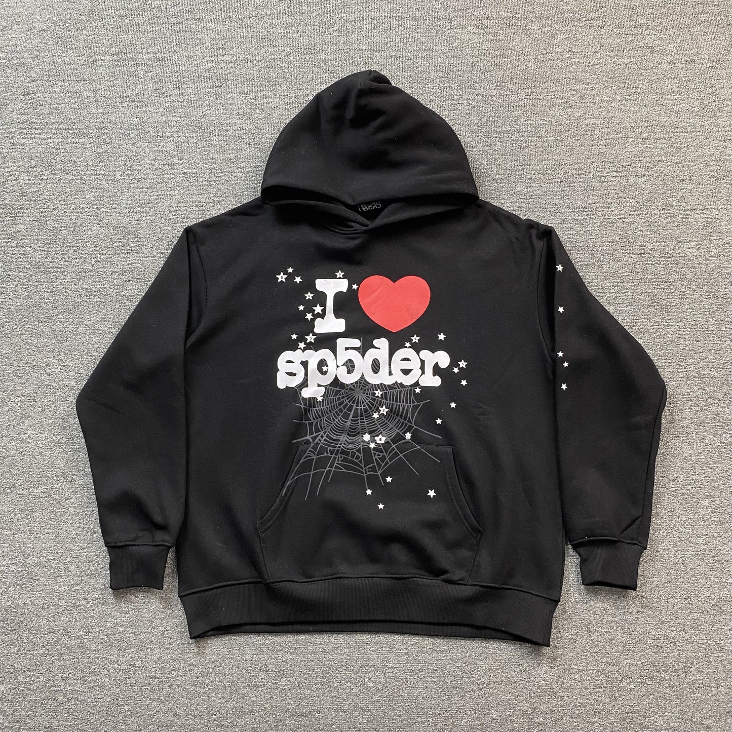 SP5DER SOUVENIR HOODIE BLACK