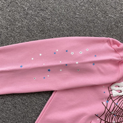 SP5DER OG WEB HOODIE PINK