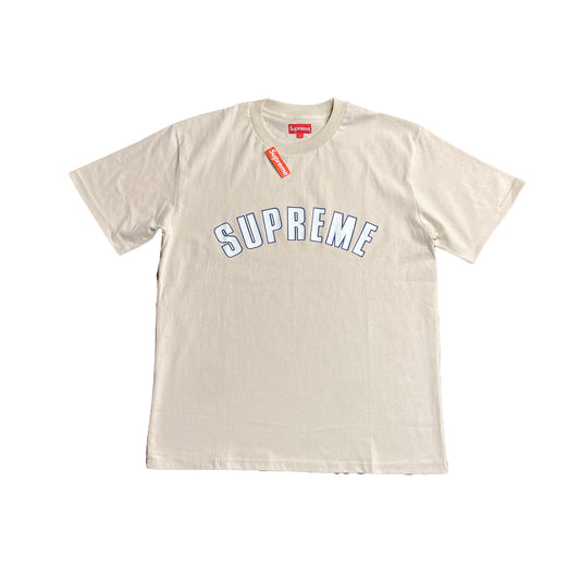 SUPREME CRACKED ARC S/S TOP TEE LIGHT TAN