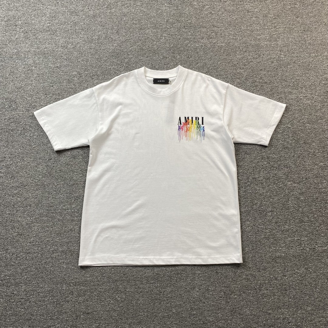 AMIRI MA DRIP COLLAGE TEE WHITE