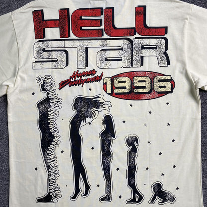 HELLSTAR HUMAN DEVELOPMENT TEE WHITE