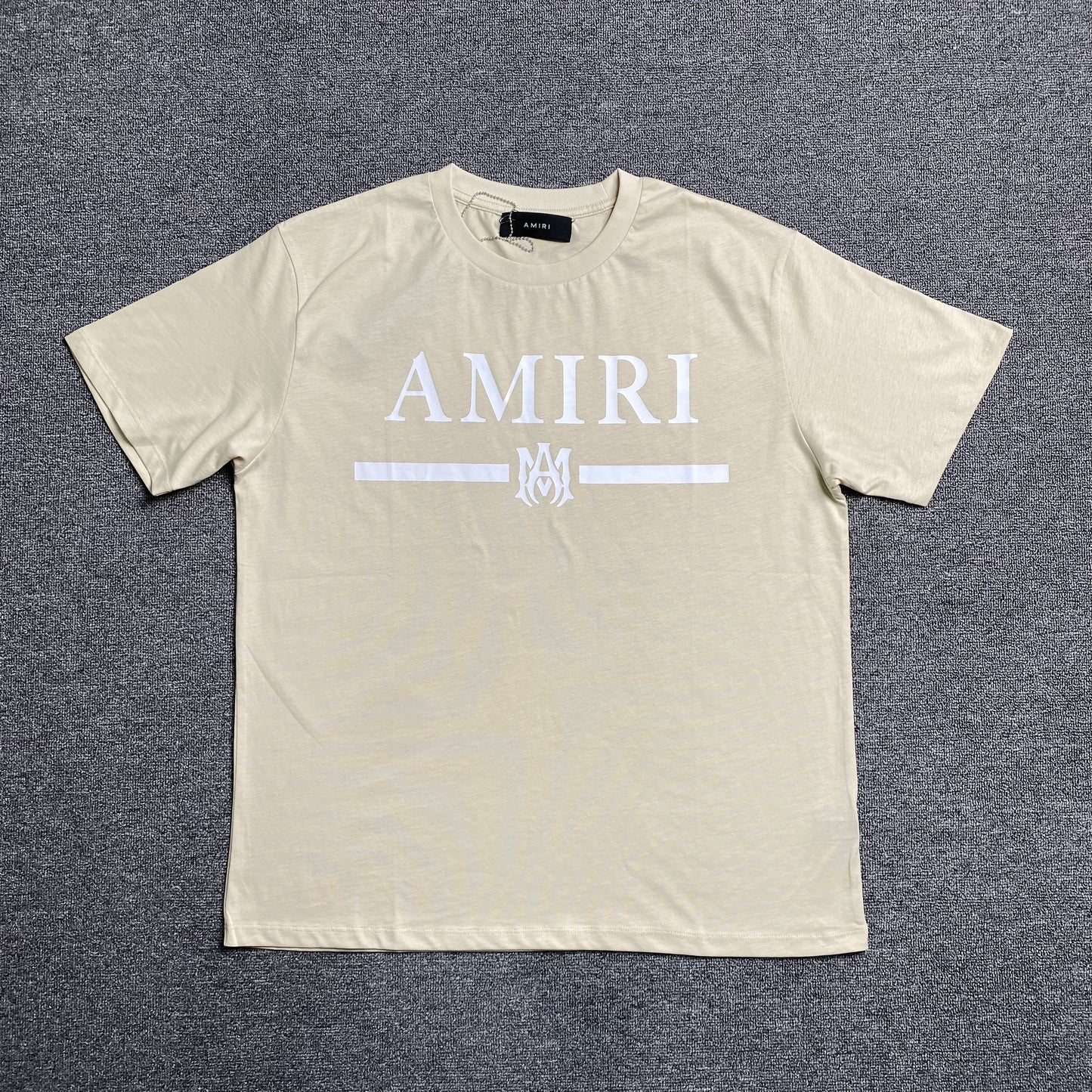 AMIRI MA BAR LOGO TEE BEIGE