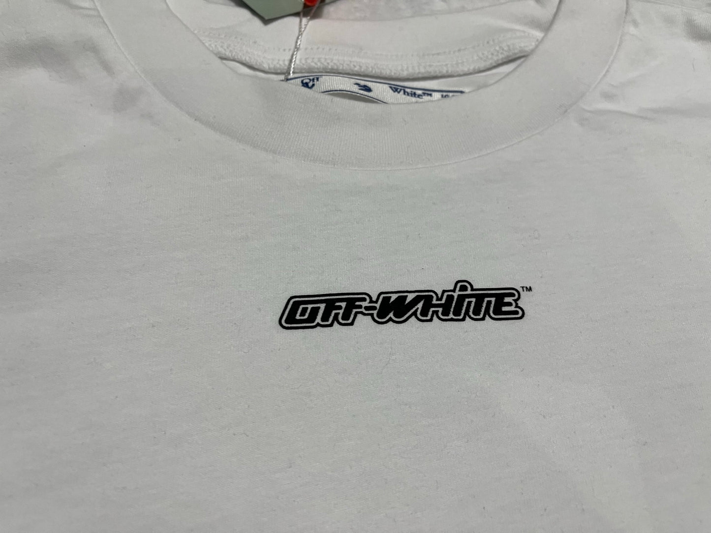 OFF-WHITE MARKER BLUE ARROWS TEE WHITE