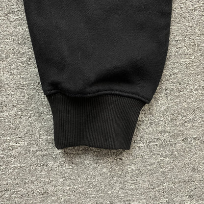 OFF WHITE EMBROIDERY ARROW HOODIE BLACK