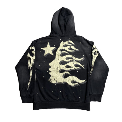 HELLSTAR RACER HOODED VINTAGE BLACK