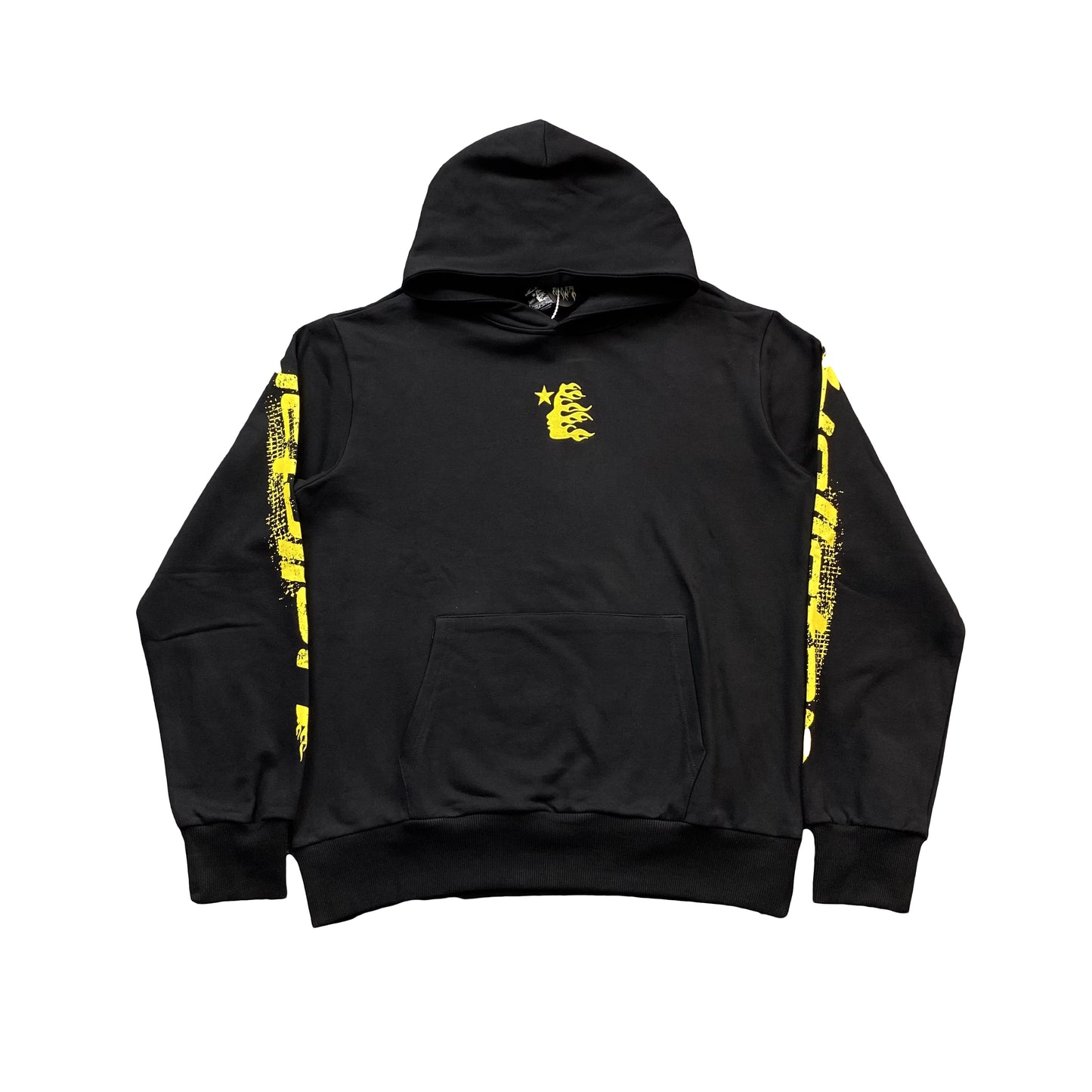 HELLSTAR STUDIOS SPEED HOODIE BLACK GOLD