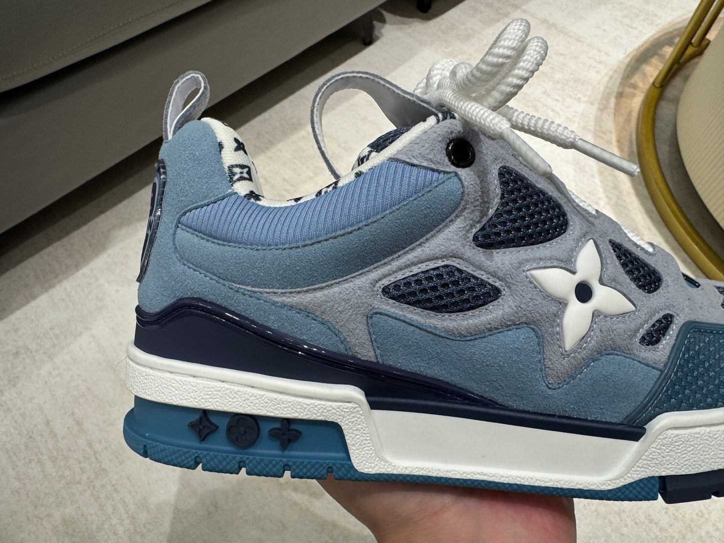 Louis Vuitton Skate Sneaker Luxury Azul