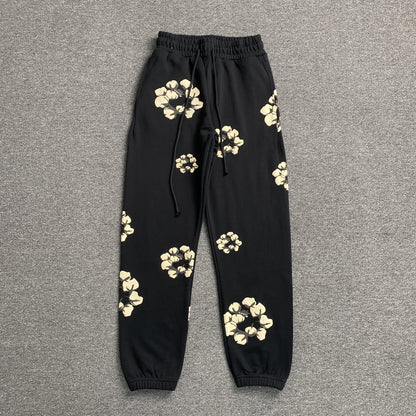 DENIM TEARS X CPFM CACTUS TEARS WREATH PANTS BLACK