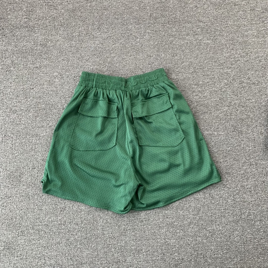 RHUDE SHORTS GREEN