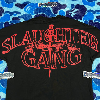 Remera Corteiz x Slaughter Gang 21 Savage Negra L y XL