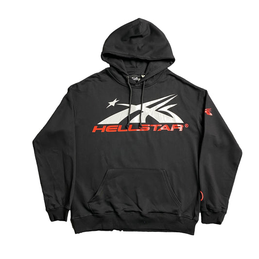 HELLSTAR SPORTS HOODIE BLACK RED