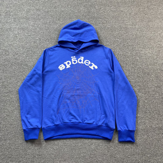 SP5DER LEGACY HOODIE BLUE