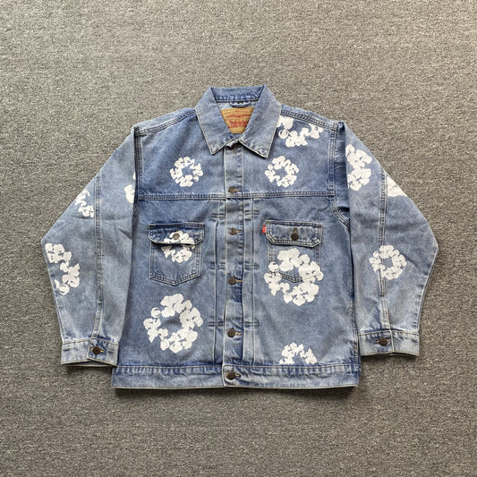 DENIM TEARS X LEVI'S JACKET LIGHT BLUE