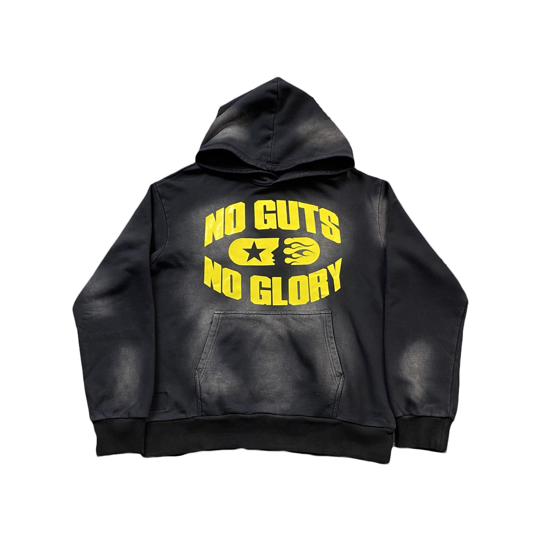 HELLSTAR NO GUTS NO GLORY HOODIE BLACK