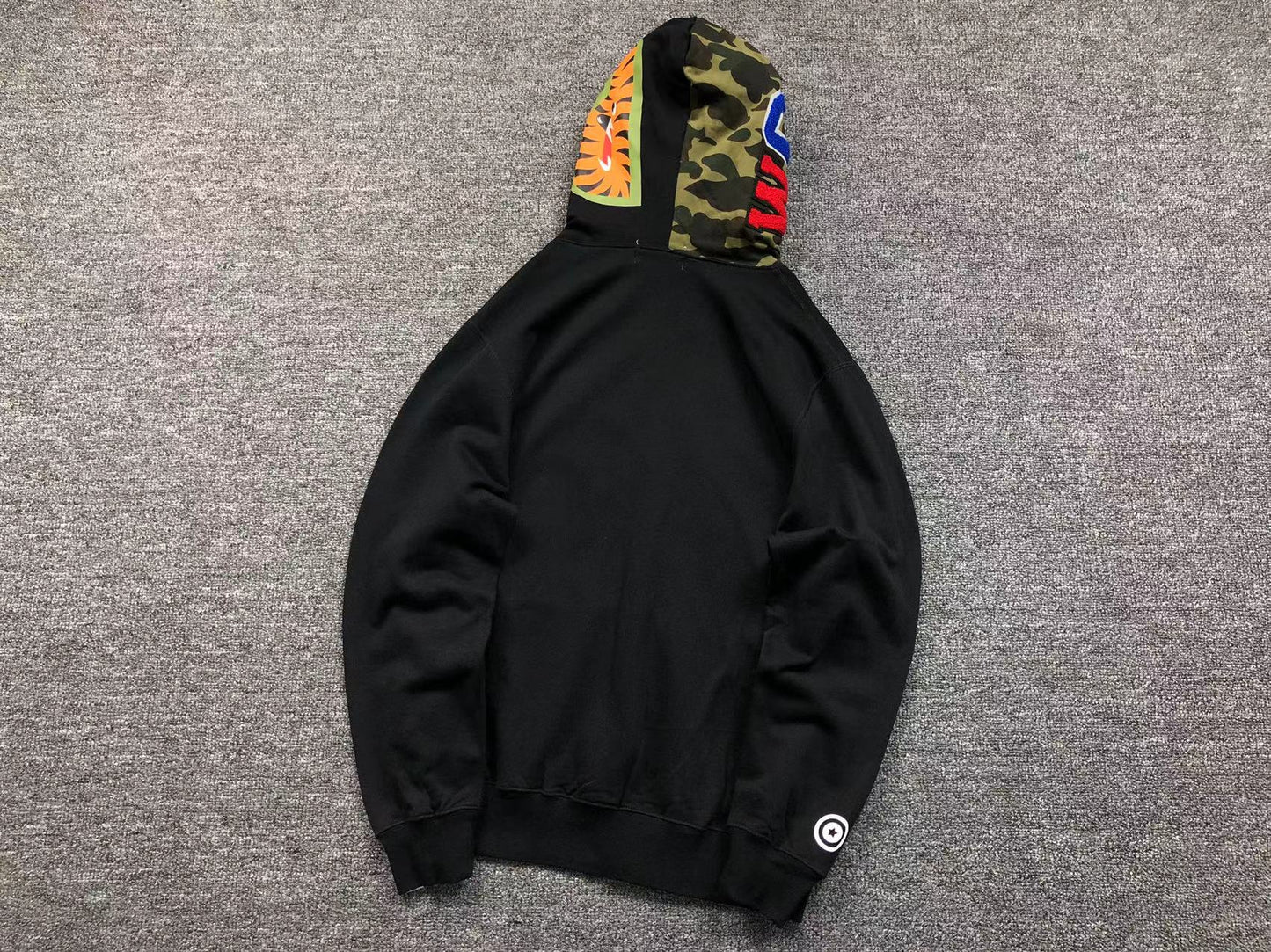 BAPE SHARK FULL ZIP HOODIE BLACK