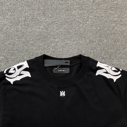 AMIRI 22 FOOTBALL JERSEY TEE BLACK