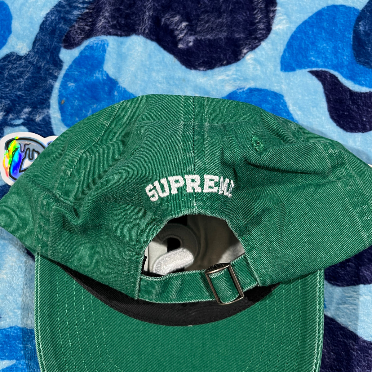 Gorra Supreme S Logo Verde