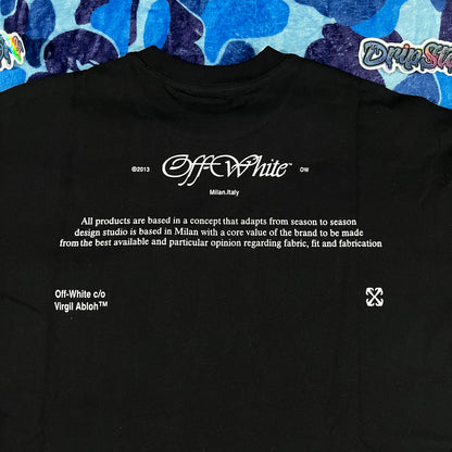 Remera Off White Script Mary Skate Negra M
