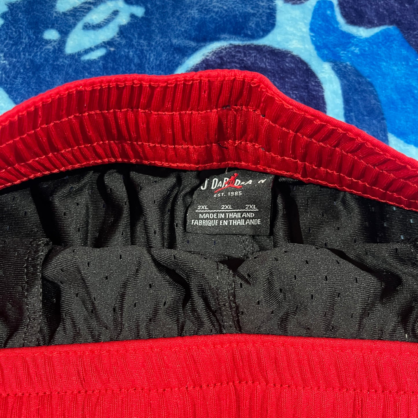 Short Jordan Negro/Rojo M-L-XL-XXL