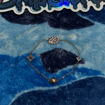 Pulsera Swarovski Swan Rose Gold