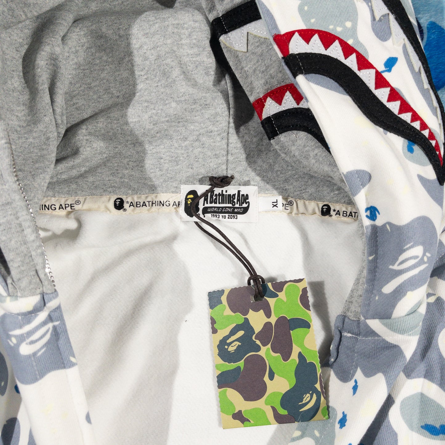 Campera Bape Space Camo Doble Capucha XL