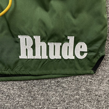 RHUDE SHORTS GREEN