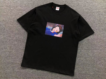 SUPREME SNOW WHITE TEE BLACK