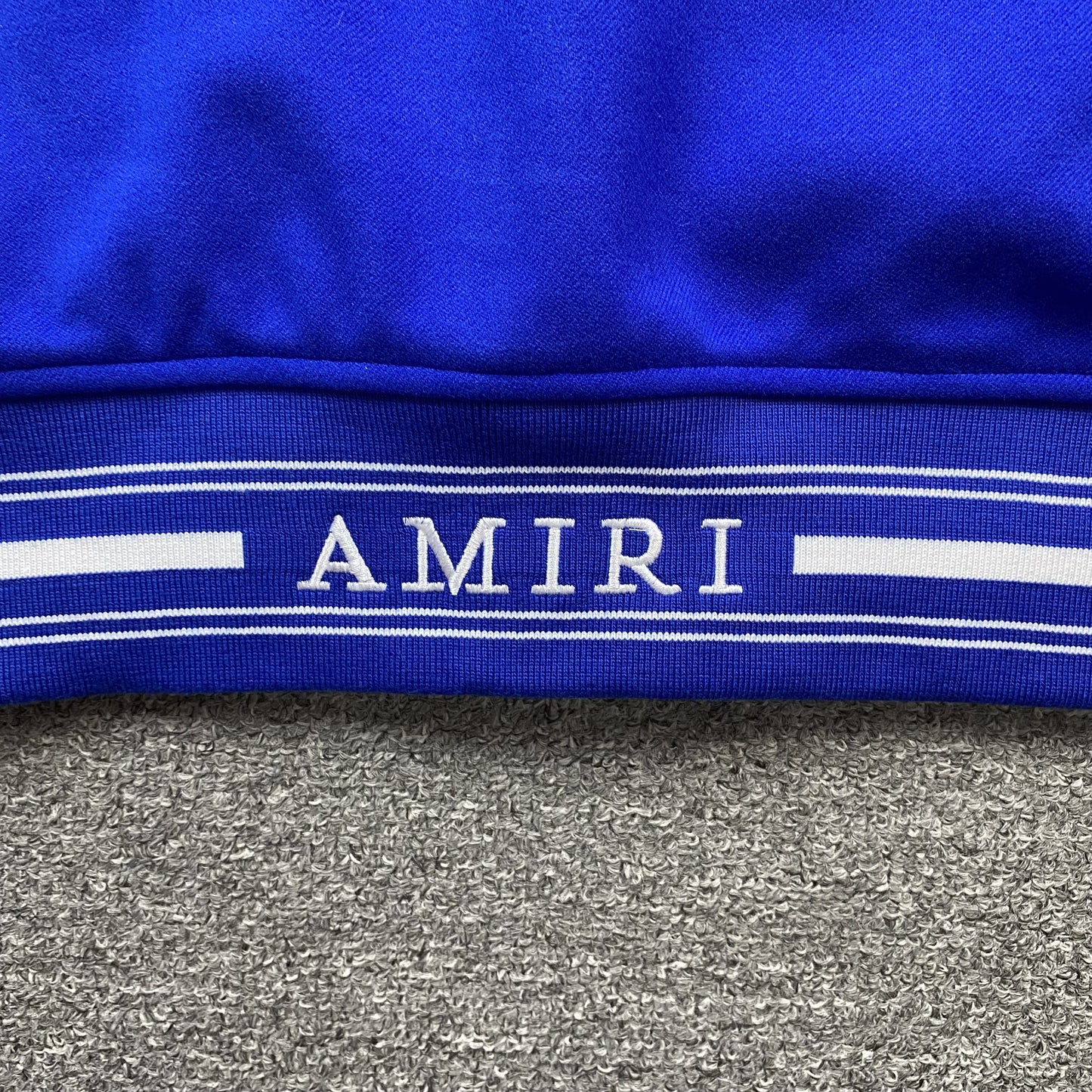 AMIRI DREAM TEAM VARSITY BOMBER JACKET BLUE