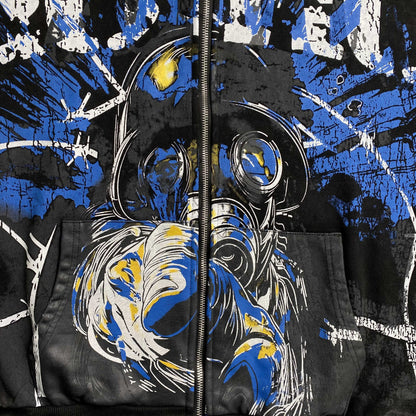 Campera Mixed Emotion Radioactive Black