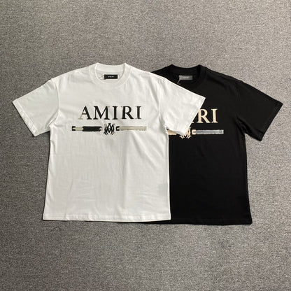 AMIRI MA BAR LOGO TEE WHITE