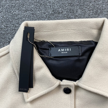 AMIRI BONES BOMBER JACKET NEUTRAL