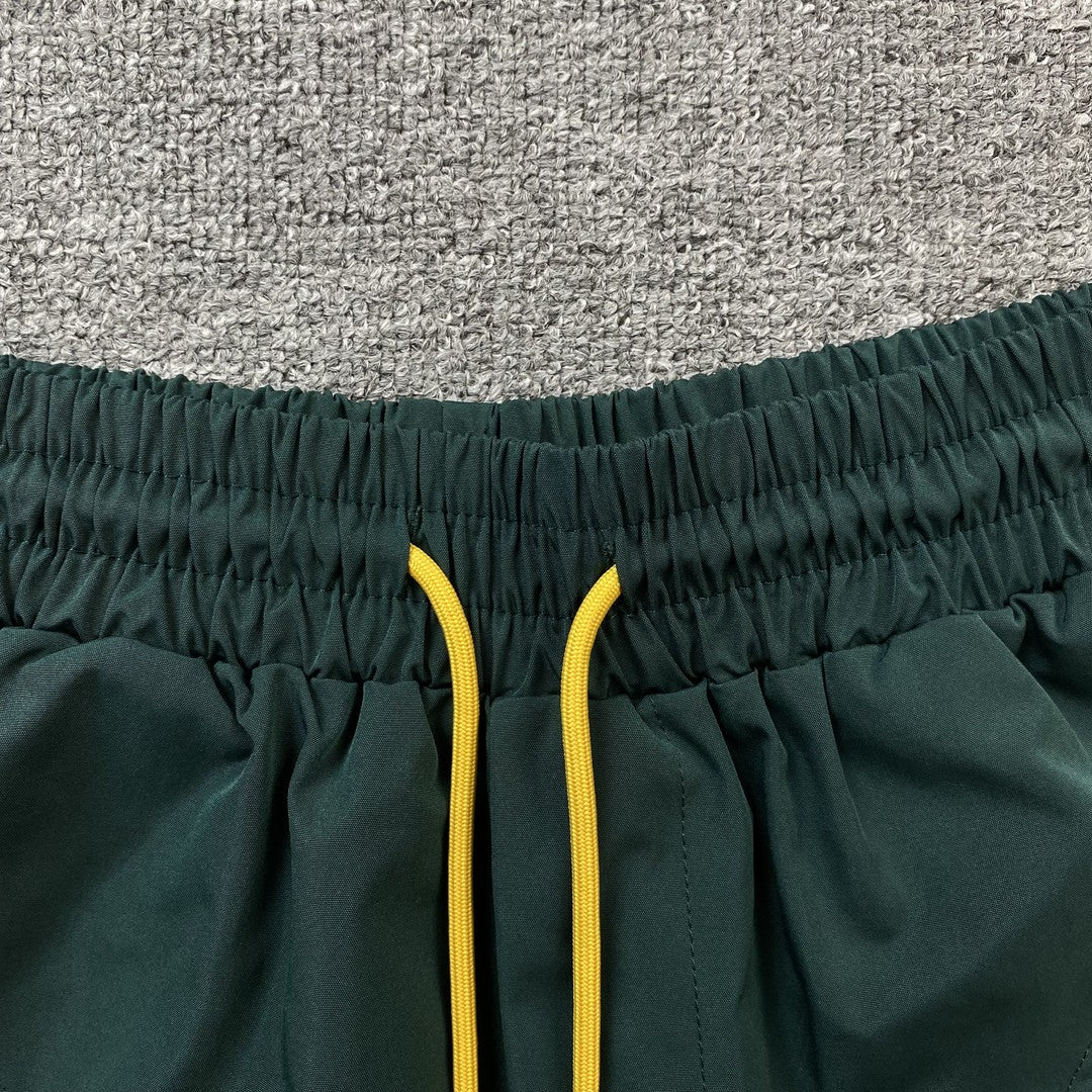 RHUDE SHORTS GREEN