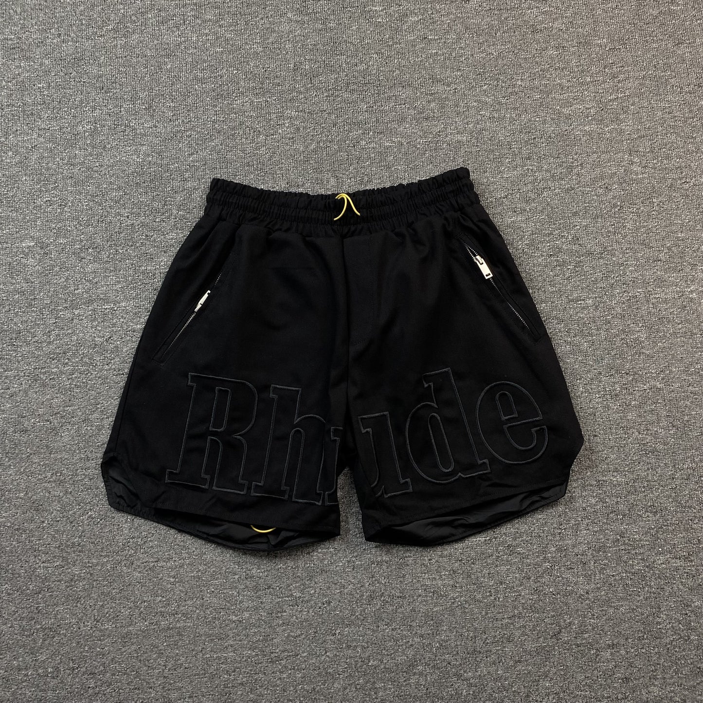 RHUDE SHORTS BLACK