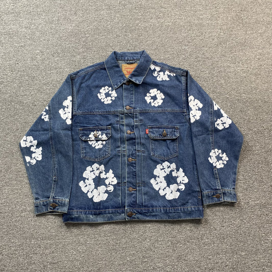 DENIM TEARS X LEVI'S JACKET BLUE