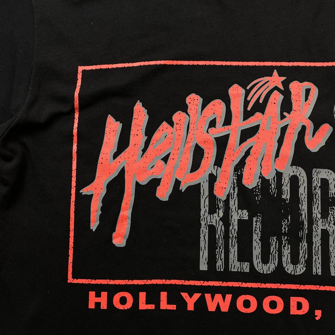 HELLSTAR STUDIOS RECORDS TEE BLACK