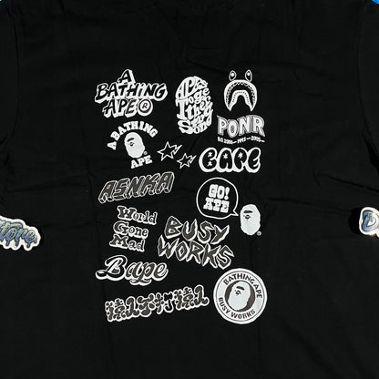 Remera Bape Graffiti Negra XL